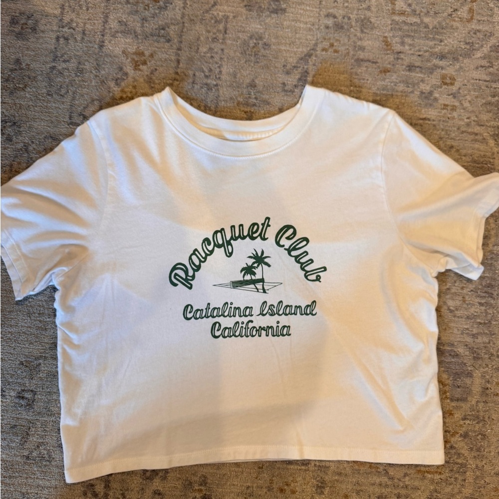 Cropped tee